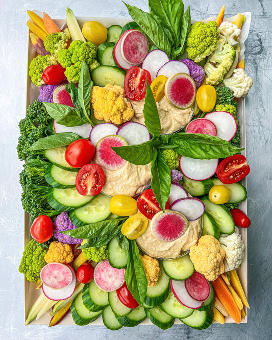 The Crudités Board with Hummus