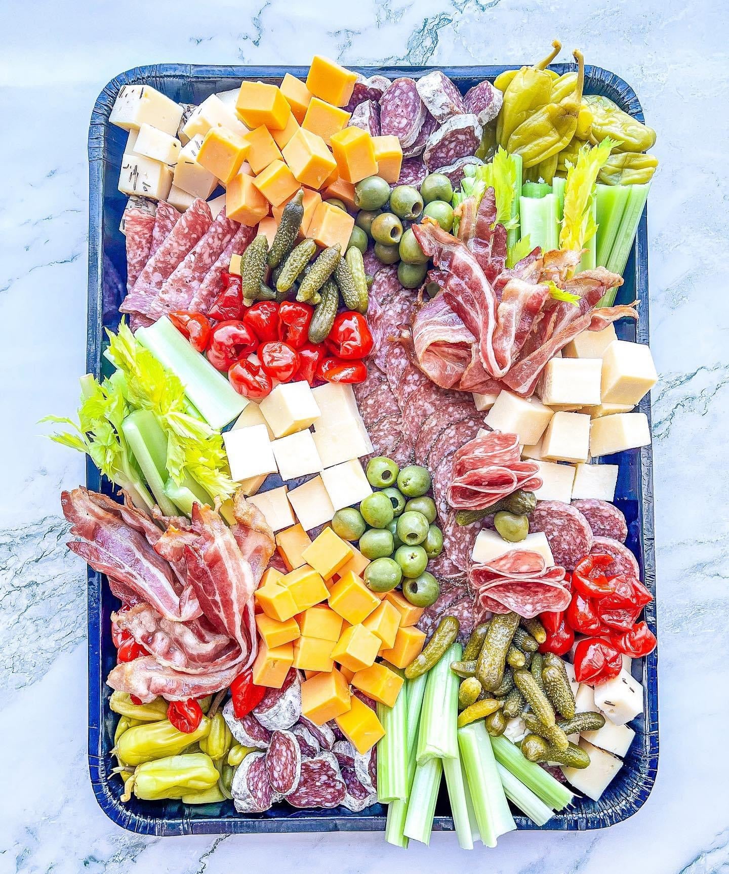 Bloody Mary Toppings Board